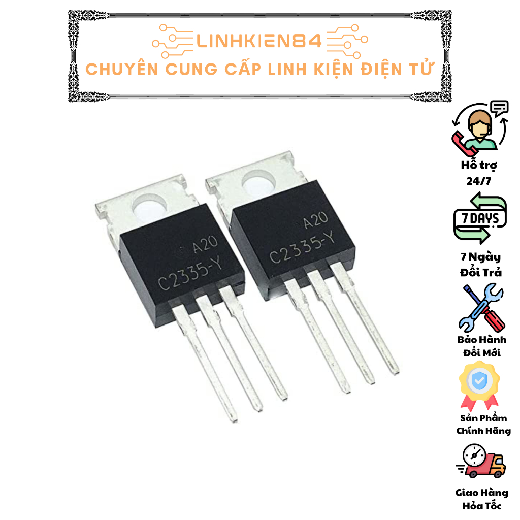 Transistor C2335 TO220 TRANS NPN 7A 400V
