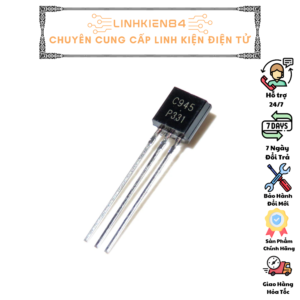 COMBO 10 Chiếc C945 TO92 TRANS NPN 0.15A 50V