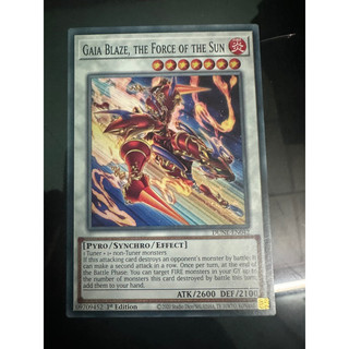 Bài yugioh: gaia blaze, the force of the sun