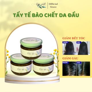 Muối tẩy tế bào chết làm sạch sâu da đầu dầu nhờn nấm ngứa hỗ trợ mọc tóc 300g