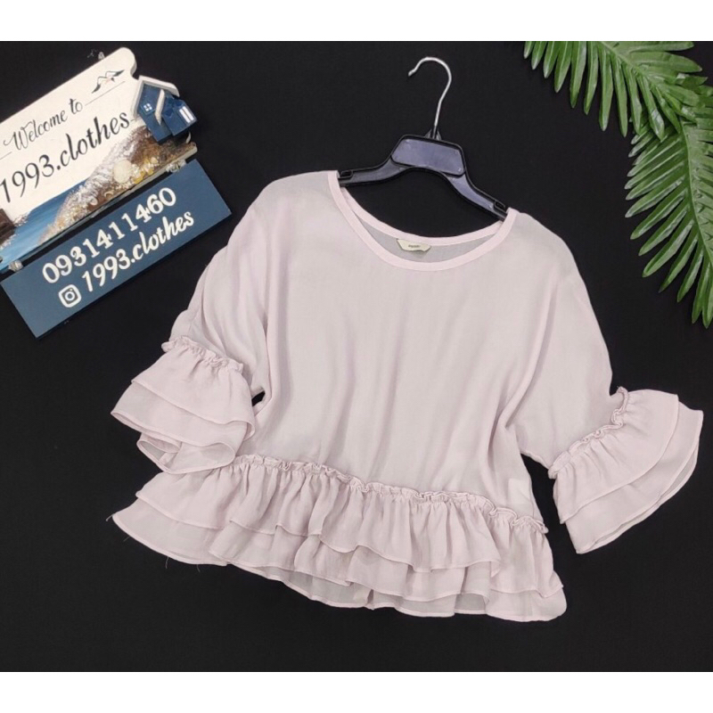 🌿Áo sơmi croptop "MYSTIC"- 2hand, si tuyển JAPAN🌿