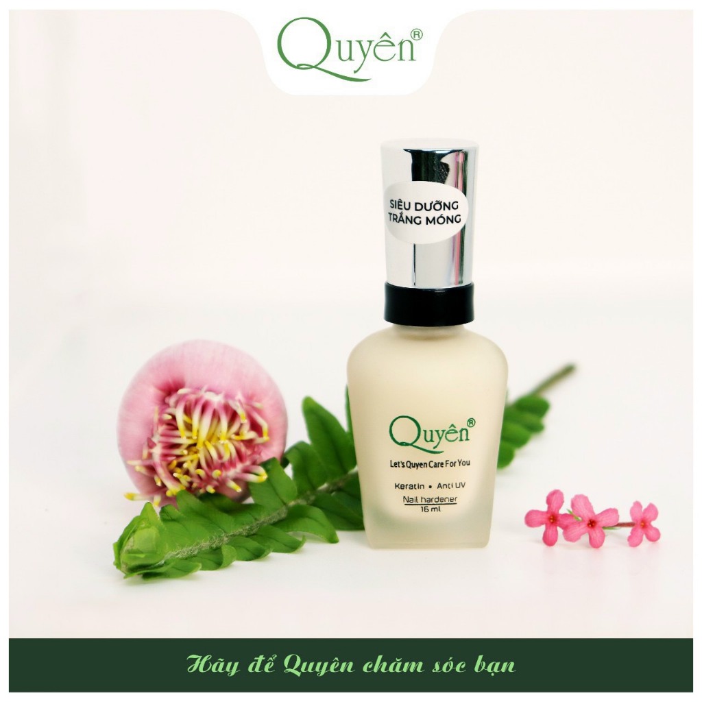 Sơn Siêu Dưỡng Móng Tay Cao cấp Mỹ Phẩm Quyên Chính Hãng 16ml Dưỡng