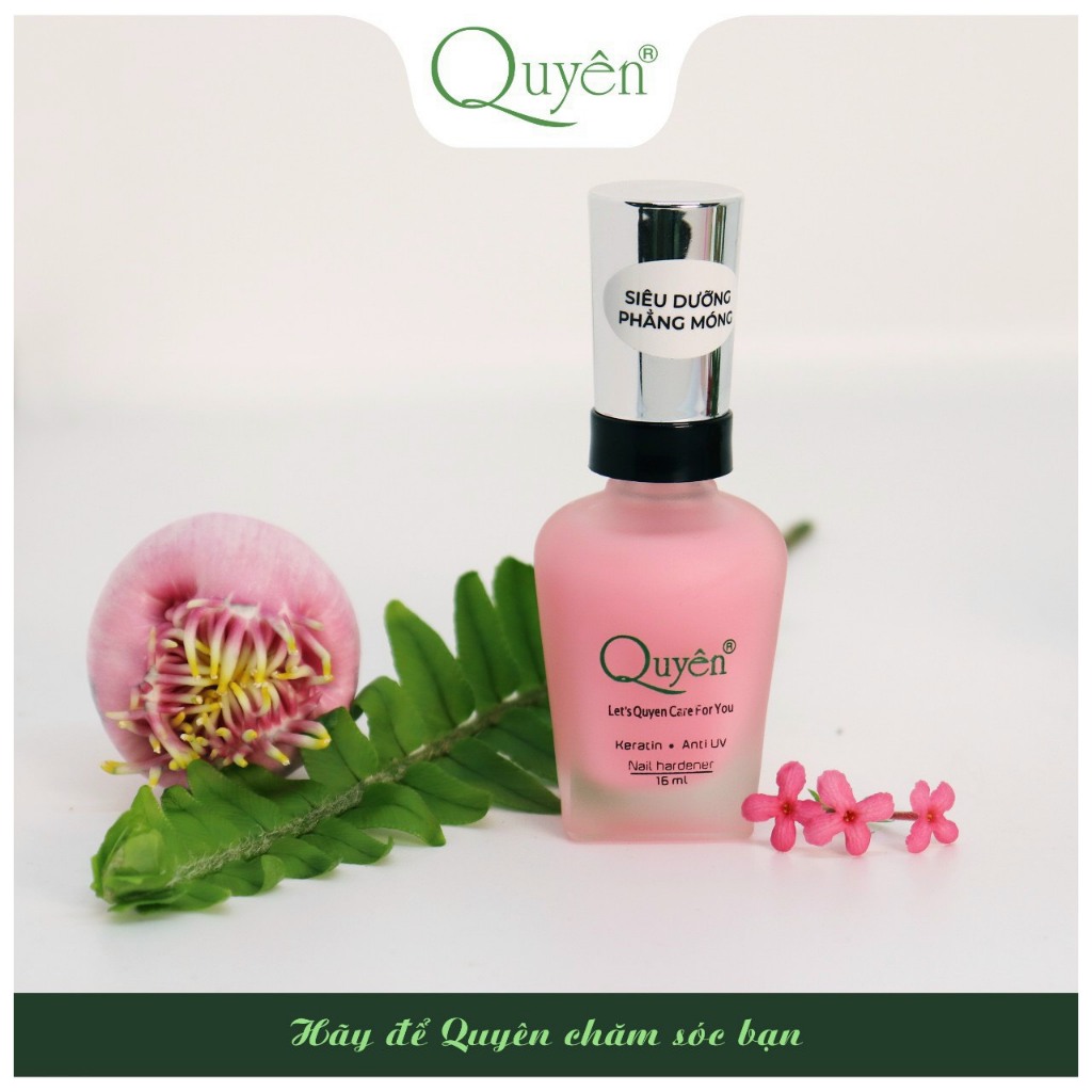 Sơn Siêu Dưỡng Móng Tay Cao cấp Mỹ Phẩm Quyên Chính Hãng 16ml Dưỡng