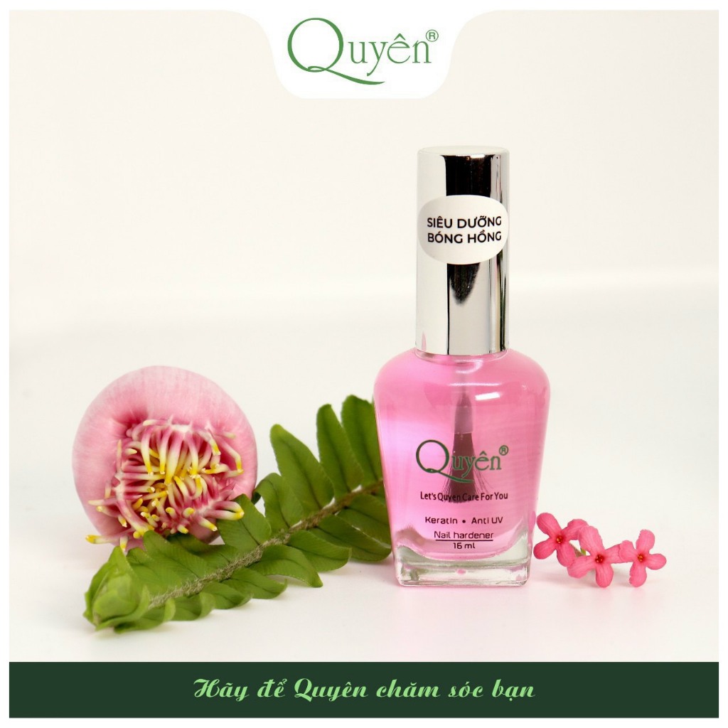 Sơn Siêu Dưỡng Móng Tay Cao cấp Mỹ Phẩm Quyên Chính Hãng 16ml Dưỡng