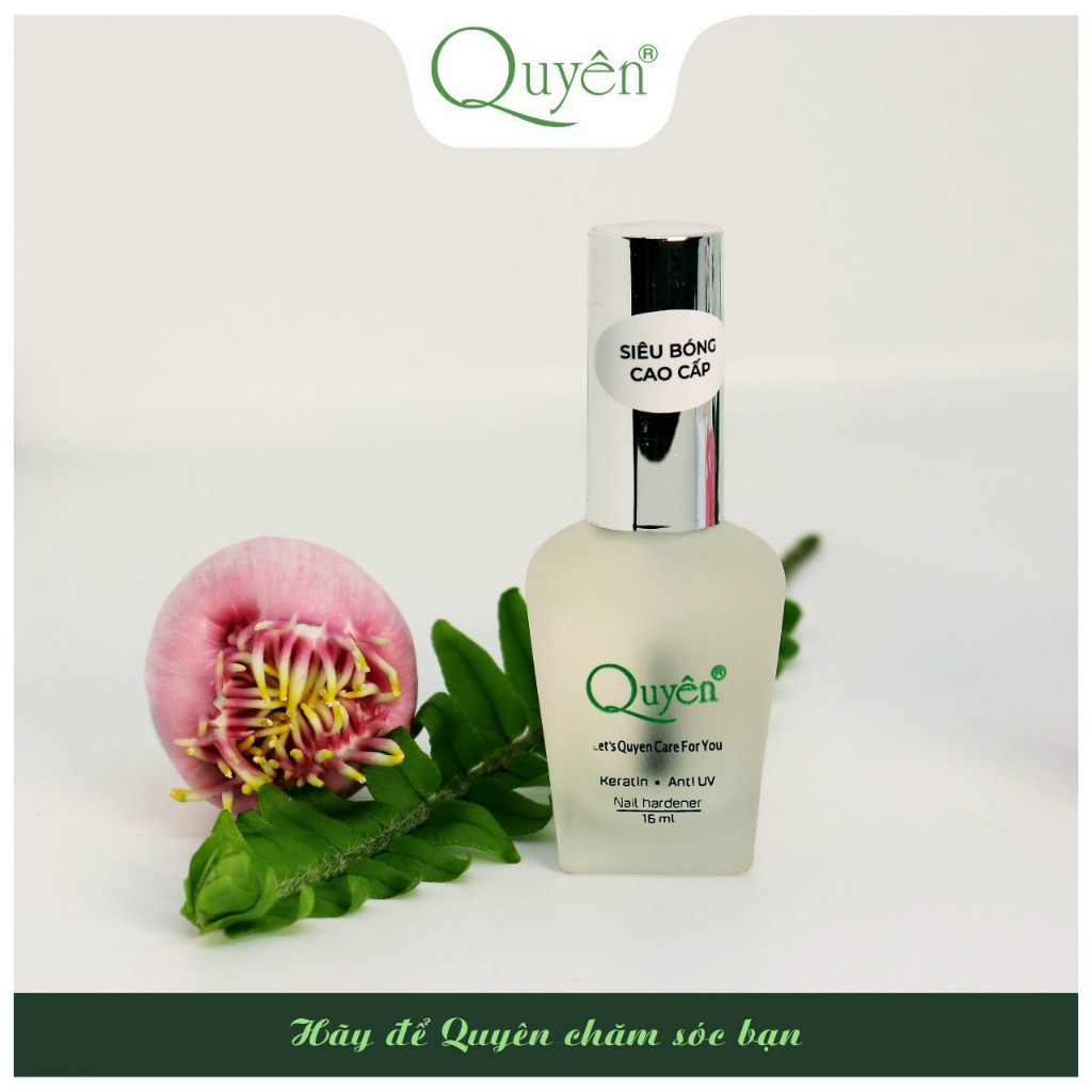 Sơn Siêu Dưỡng Móng Tay Cao cấp Mỹ Phẩm Quyên Chính Hãng 16ml Dưỡng