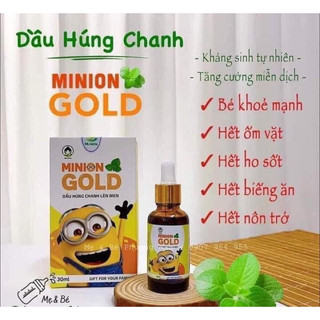 Dầu Húng Chanh Lên Men Minion Gold - Tinh dầu húng chanh minion chính hãng