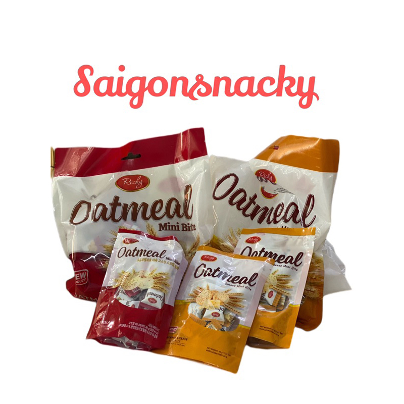 OATMEAL Richy bánh yến mạch thơm ngon 40g/250g