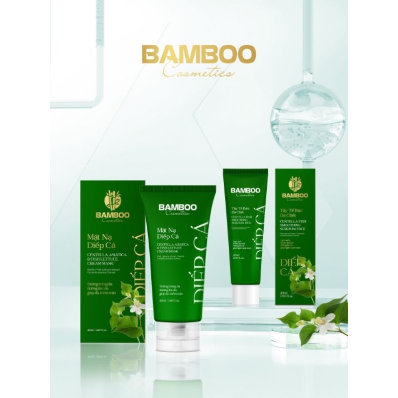 💥NEW💥Mặt nạ diếp cá và tẩy tế bào chết diếp cá Bamboo