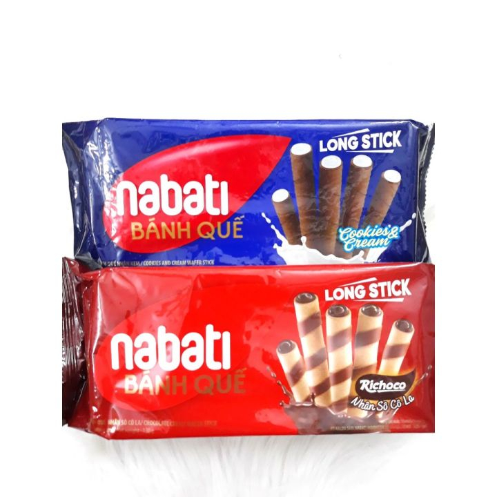 Bánh quế Nabati nhân socola/cookies