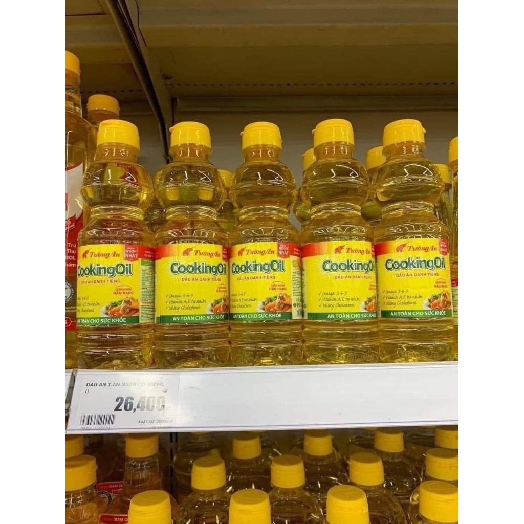 Dầu ăn Cooking oil Tường An Chai 400ml