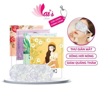 Mặt Nạ Mắt Nóng Xông Hơi Nước Chườm Nóng Mắt Thư Giãn Giảm Mỏi Mắt Hương Ngải Cứu, Hoa Oải Hương, Hoa Cúc, Hoa Hồng
