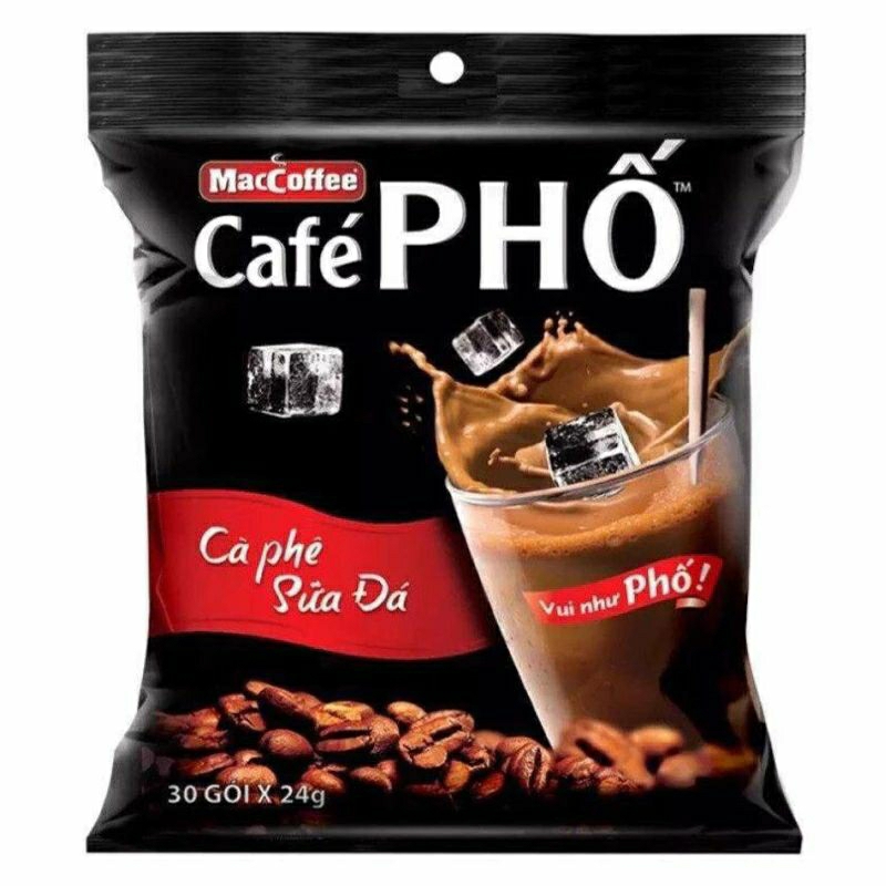 Cafe Phố Vui như phố - Cà phê sữa hòa tan
