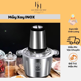Máy xay thịt đa năng công suất 250W, cối say inox304 công suất 250W dùng cho nhà bếp, 4 lưỡi dao