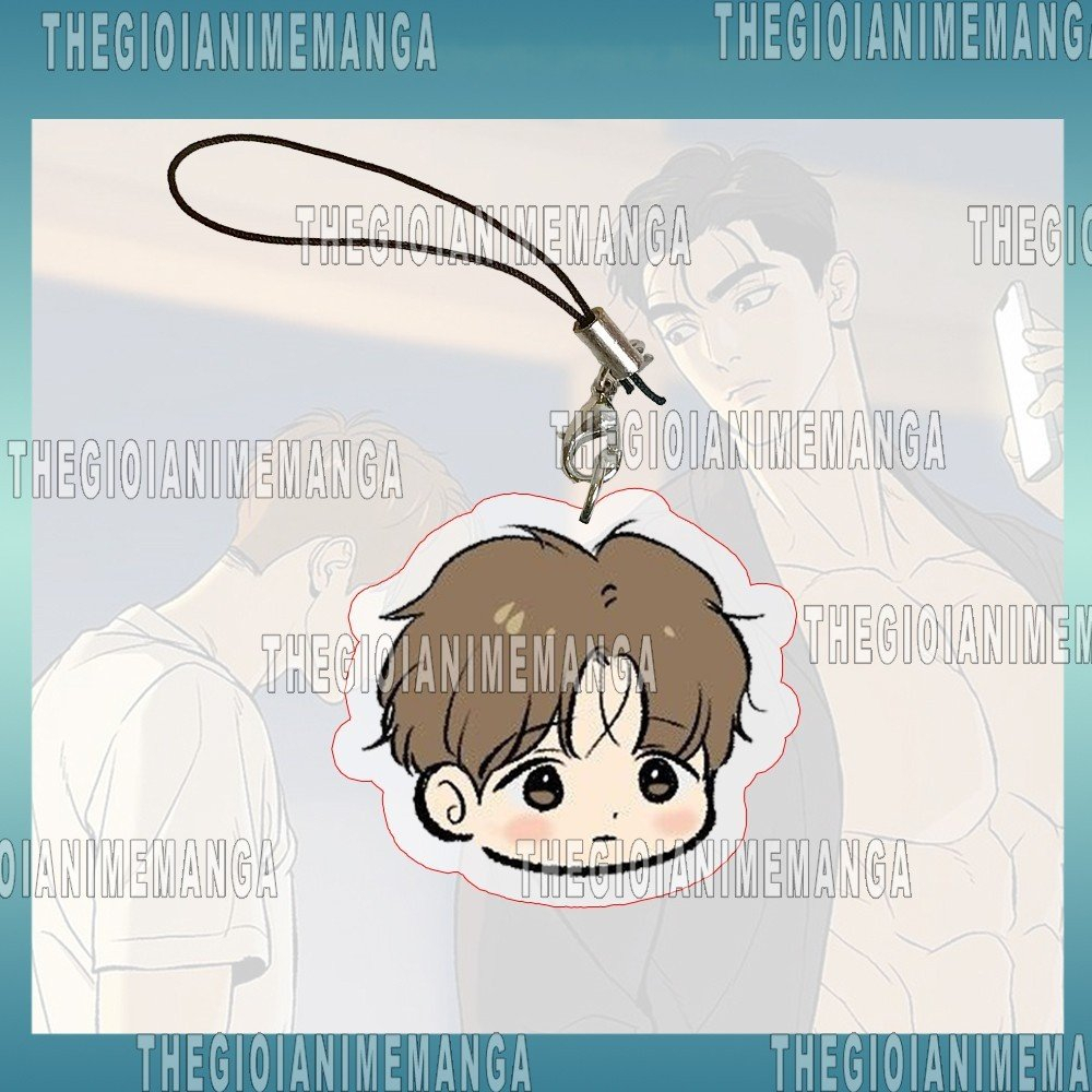 Giá đỡ và dây treo điện thoại in hình manhua NGƯỜI TÌNH CỦA JINX chibi BL mica acrylic phone grip griptok móc khóa