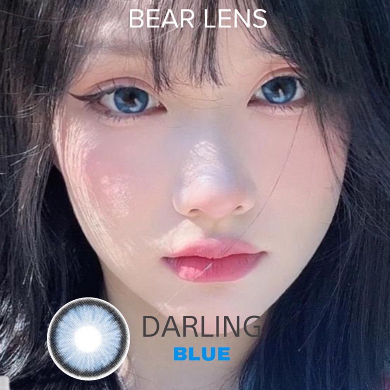 BEAR LENS Tổng Hợp Mẫu 0 Độ Blue - Violet - Green - Pink