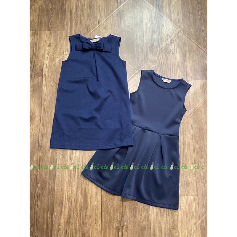VD2304 Váy sát GJ BG dư xịn màu xanh than