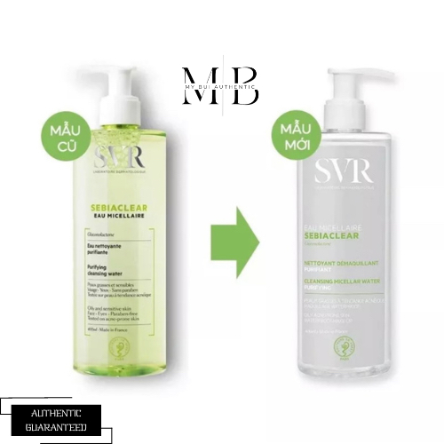 Nước Tẩy trang SVR 400ml Sebiaclear Eau Micellaire