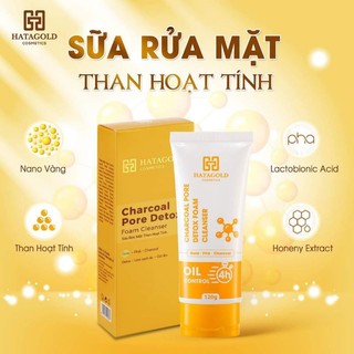Sữa rửa mặt Hatagold Than hoạt tính