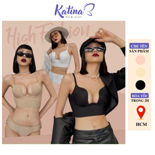 KTA65 Áo Ngực Chuyên Dụng MẶc Hở Lưng KATINA Khoét Sâu Chuyên Mặc Váy Sexy Có Mút Chất Su Mát