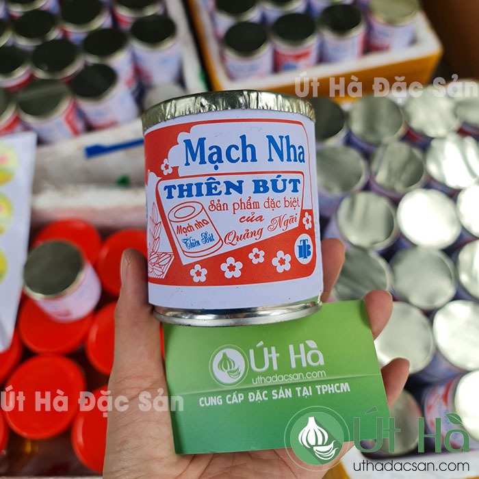 Mạch Nha Thiên Bút Quảng Ngãi Hủ Khoảng 320gr Đường Mạch Nha Thủ Công - Út Hà Đặc Sản