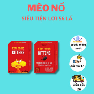 Bài mèo nổ việt hóa lá dày chống nước - siêu tiện lợi