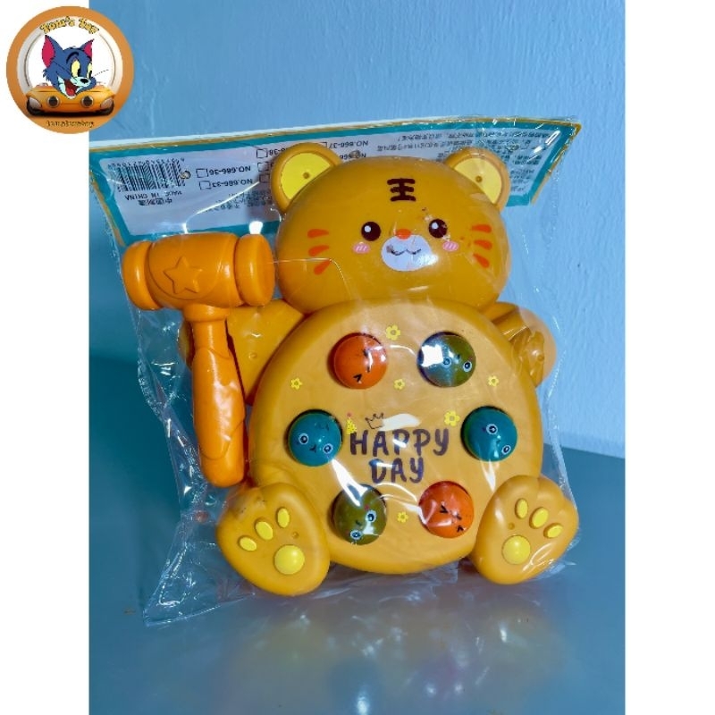 Đồ chơi đập thú nhiều mẫu gà, vịt, cua, gấu, cánh cam vui nhộn, đập chuột 000035