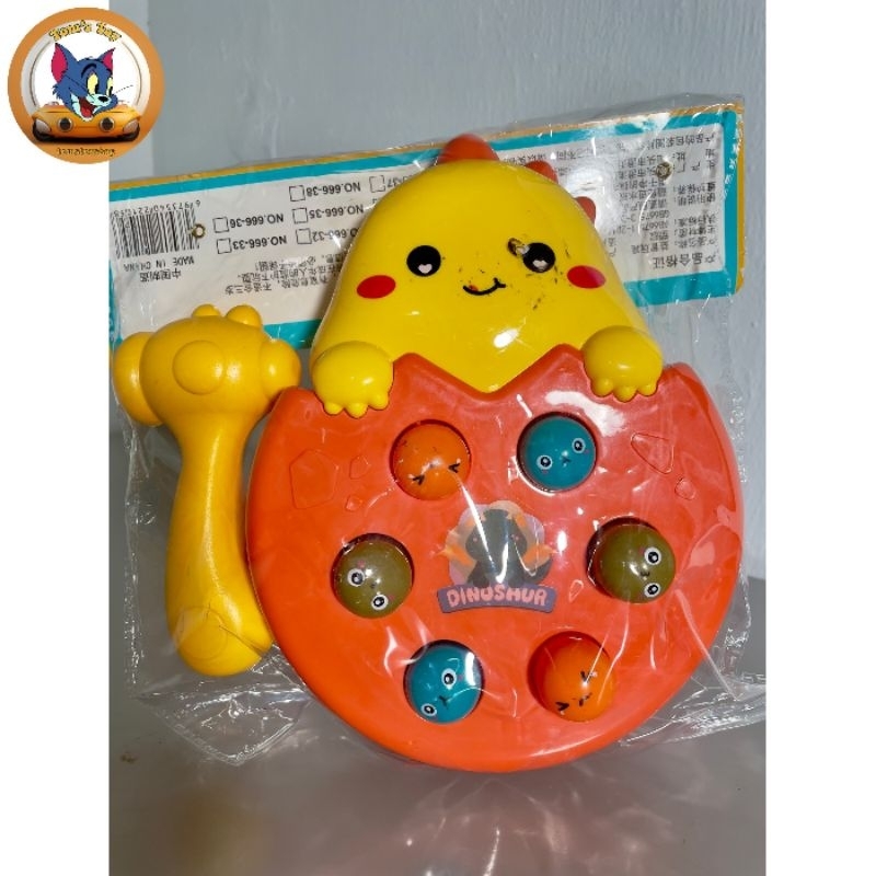 Đồ chơi đập thú nhiều mẫu gà, vịt, cua, gấu, cánh cam vui nhộn, đập chuột 000035