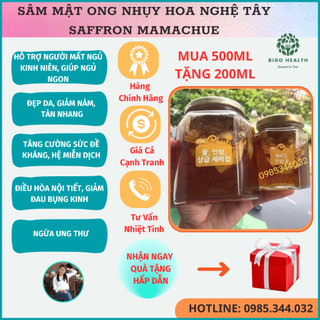 Hồng Sâm Mật Ong Nhuỵ Hoa Nghệ Tây Saffron. Đẹp da. Ngủ Ngon. Tăng Sức đề kháng. Hỗ trợ gan thận