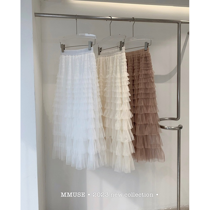 Chân váy xoè tầng lưới hottrend - loại 1 tùng xoè tầng rộng siêu đẹp