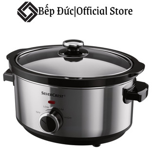 Nồi nấu chậm silvercrest ssc200d1, nồi hầm, nồi kho, dung tích 3,5 l, nhập đức, bh 12 tháng, bepduc_99