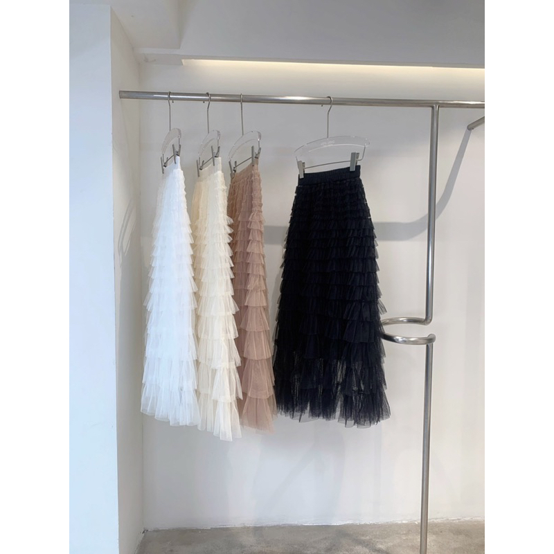 Chân váy xoè tầng lưới hottrend - loại 1 tùng xoè tầng rộng siêu đẹp