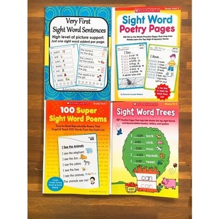 Combo 4 quyển sight word