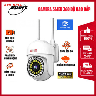Camera Yoosee PTZ-Camera ngoài trời mẫu siêu mini, 36 led 5.0mpx,xoay 360 độ,chống nước,xem đêm có màu