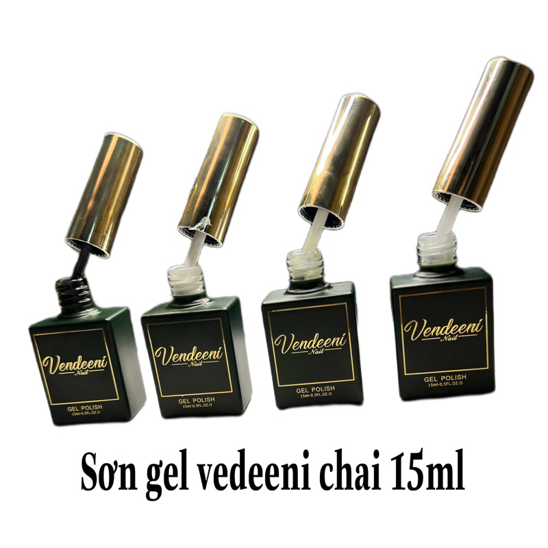 Sơn Gel VENDEENI Lẻ Màu Đen,Màu Trắng ,Màu Trắng Gạo , Màu Trắng Sữa
