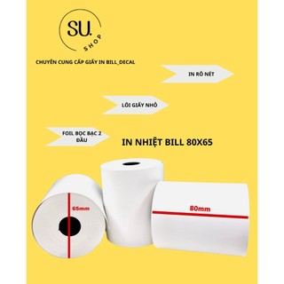 Giấy in hóa đơn k80 , giấy in bill , giấy in nhiệt khổ k80 lớn