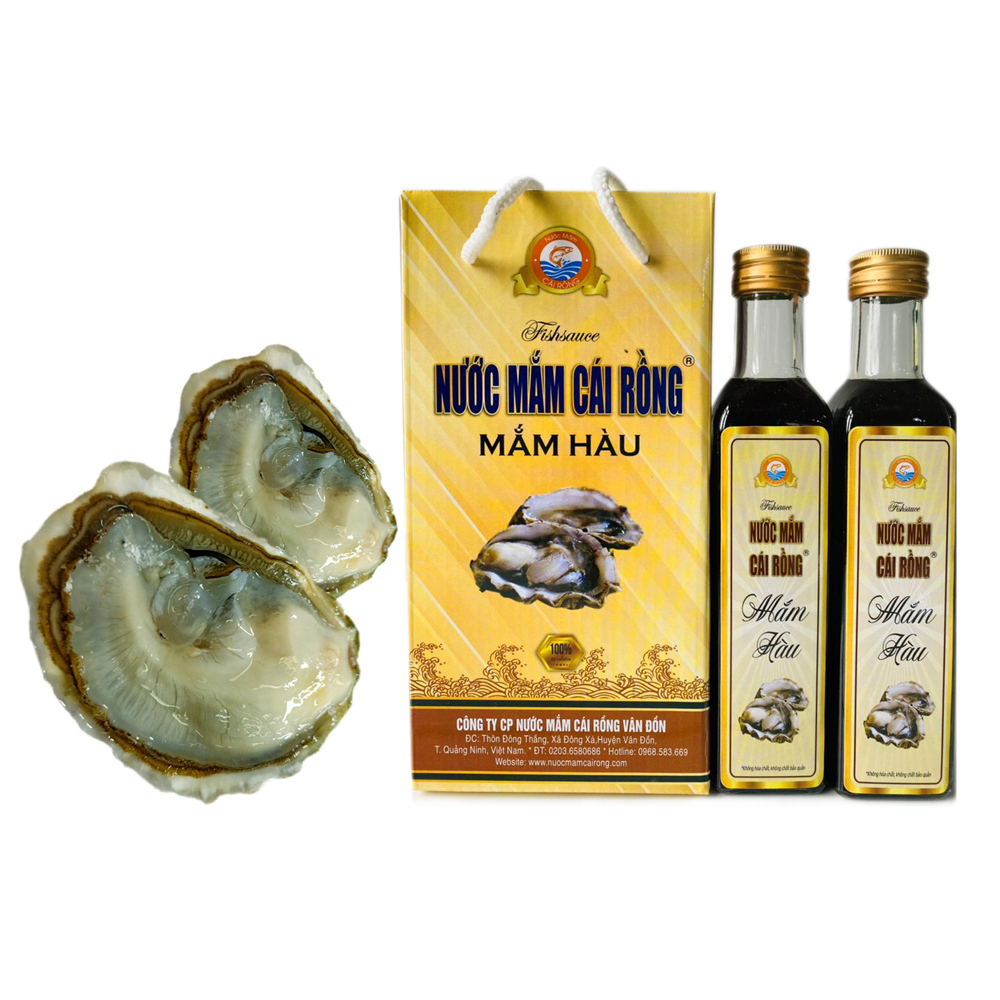 Mắm hàu Vân Đồn, đặc sản Quảng Ninh, chai 250ml