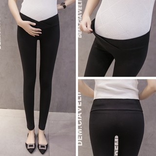 Quần legging bầu siêu co dãn thoải mái, có chun chỉnh nấc