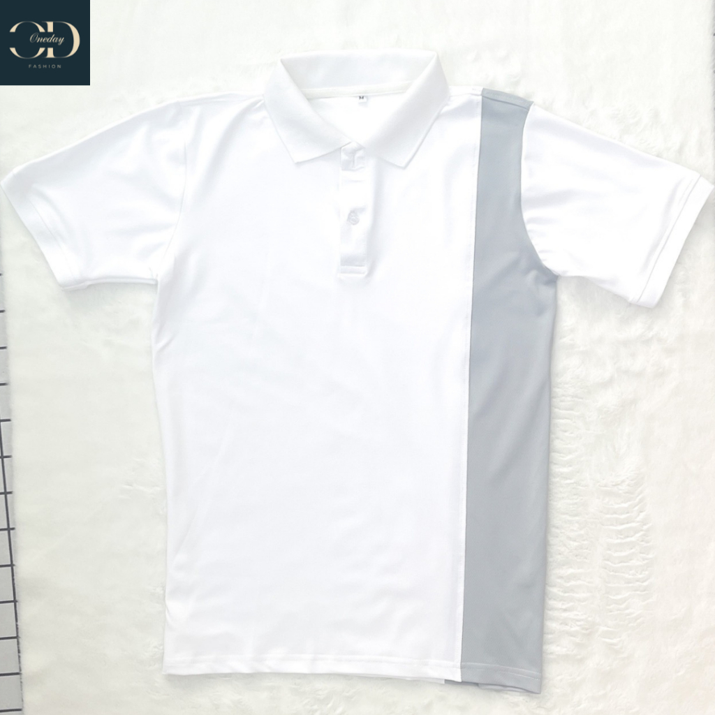 Áo Polo Nam, Áo Thun Có CổTrang Chất Liệu Thun Co Giãn Thoáng Mát ONEDAY STORE