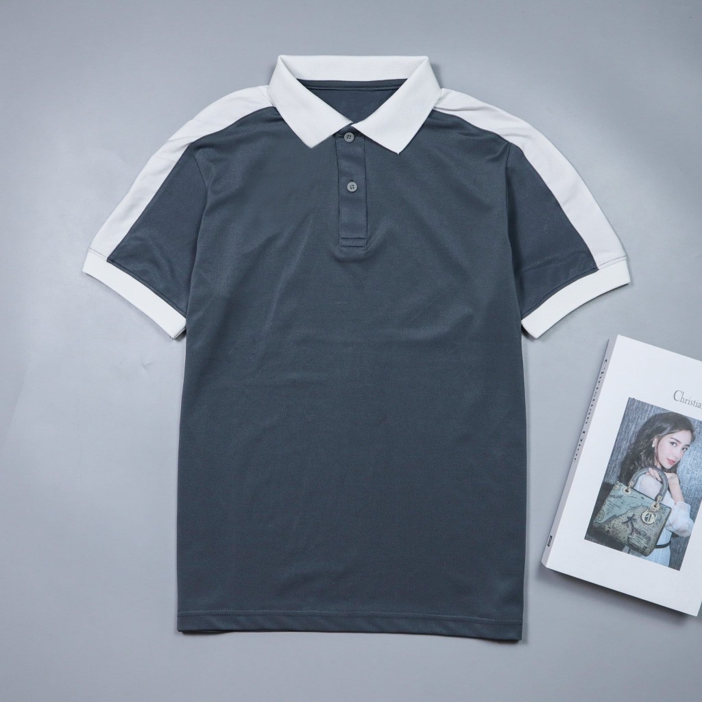 Áo Polo Nam, Áo Thun Có CổTrang Chất Liệu Thun Co Giãn Thoáng Mát ONEDAY STORE