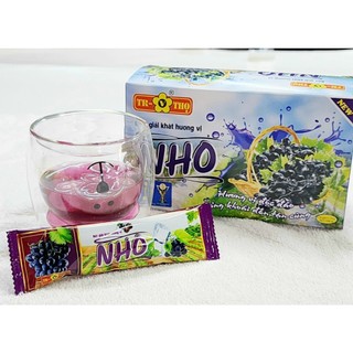 Bột giải khát hương vị Nho tím Trương Thọ 18 gói