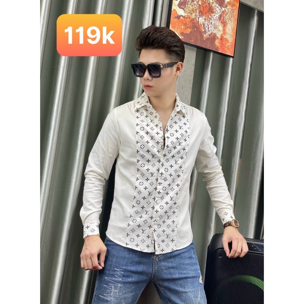 Áo Sơ Mi LV Nam Nữ - Cực Hot 2023