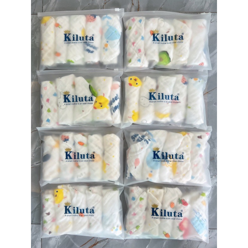 Khăn yếm xô tam giác organic cao cấp/ khăn 2 cúc bấm