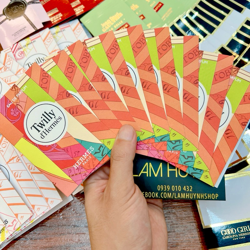 Vial Nước hoa Nữ TWILLY D'HERMES EDP - TUTTI - EAU GINGER 2ml