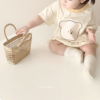 Set gấu cho bé trai - Bộ cộc tay cho bé trai, đồ bộ bé trai cotton xuất Hàn.