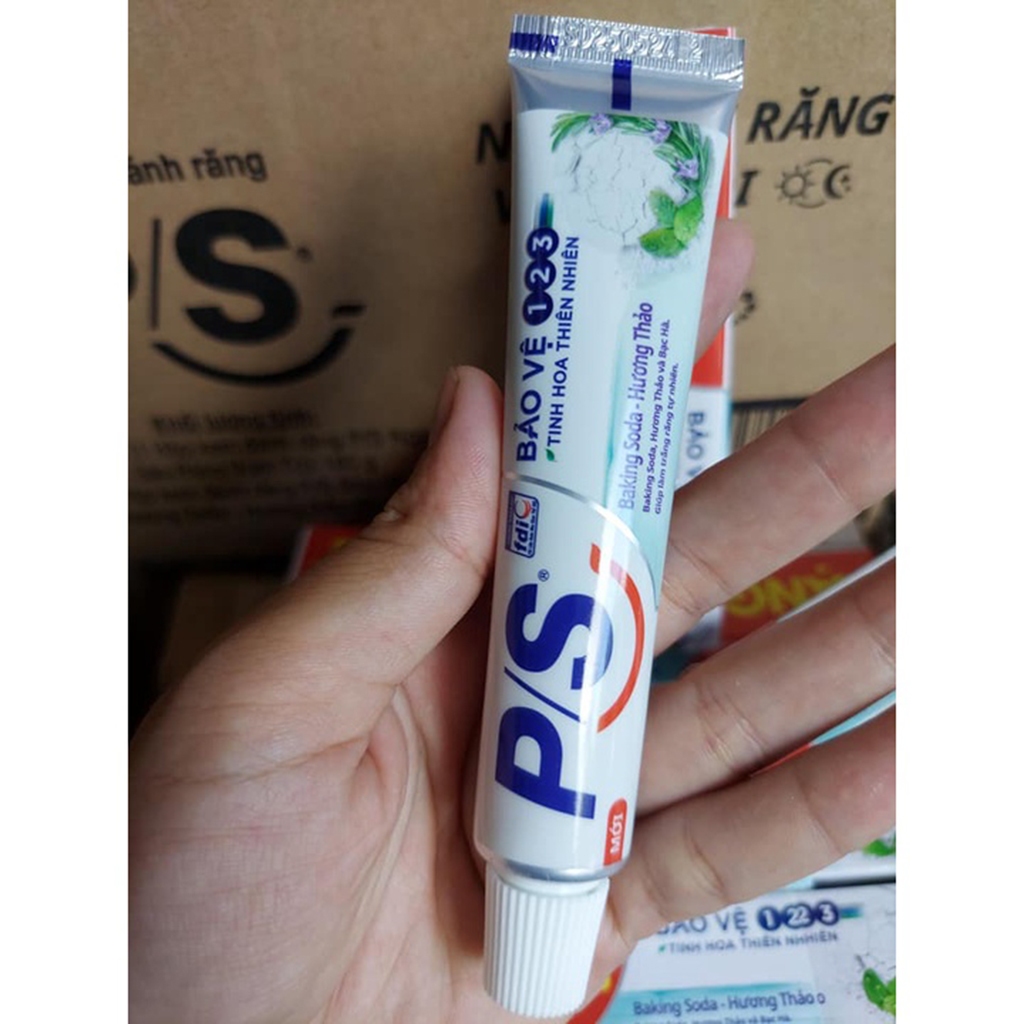Kem đánh răng PS tinh chất trà xanh thiên nhiên bảo vệ 123 30g- Hàng tặng