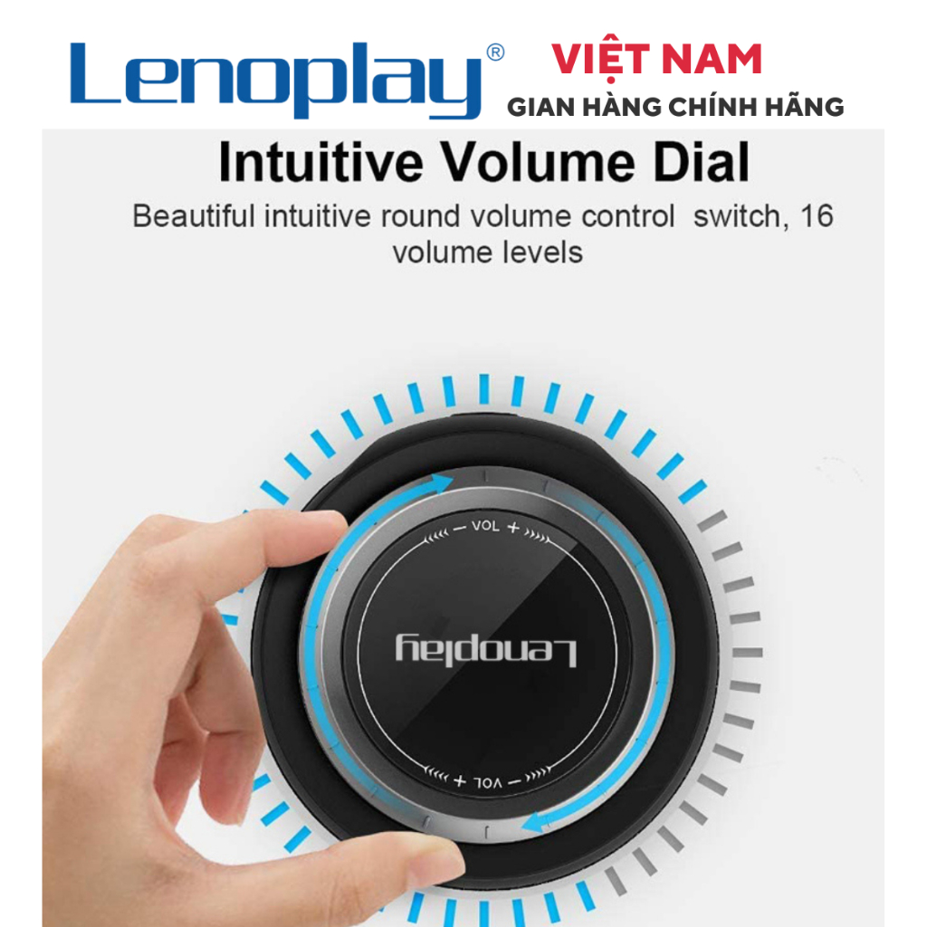 Loa LenoPlay S12| Loa nghe nhạc Bluetooth Công suất 30W, Pin 4000mAh, Kháng nước - Chính hãng, Bảo hành 12Th - OBIBI