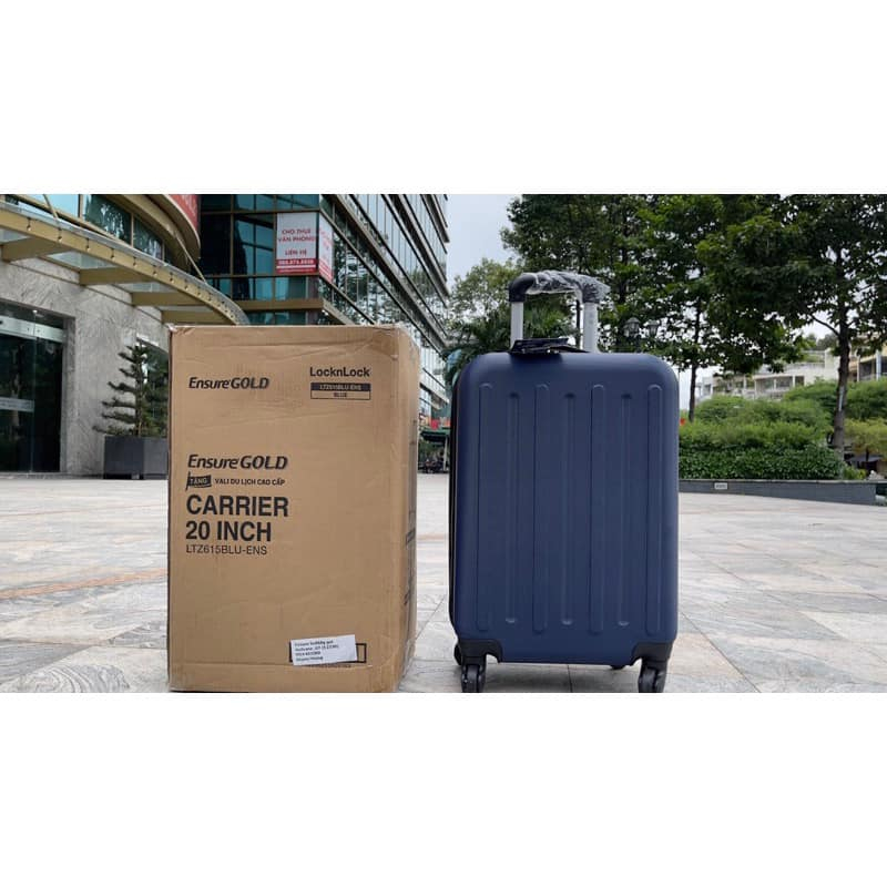 Vali Lock&Lock có khoá số 20inch LTZ615 Hàng Khuyến Mãi quà tặng Sữa Ensuregold