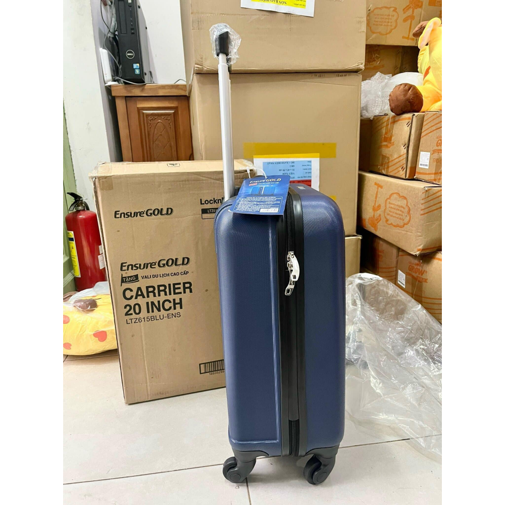 Vali Lock&Lock có khoá số 20inch LTZ615 Hàng Khuyến Mãi quà tặng Sữa Ensuregold