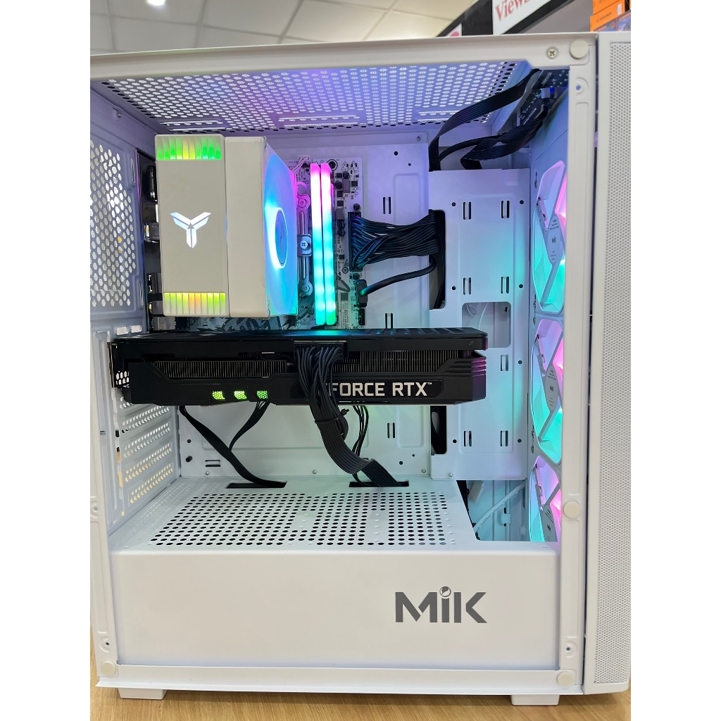 Thùng PC Gaming Wifi 2, Core i5 12400F, Ram 16GB RGB, SSD 512GB, VGA RTX 2060/3060/3070