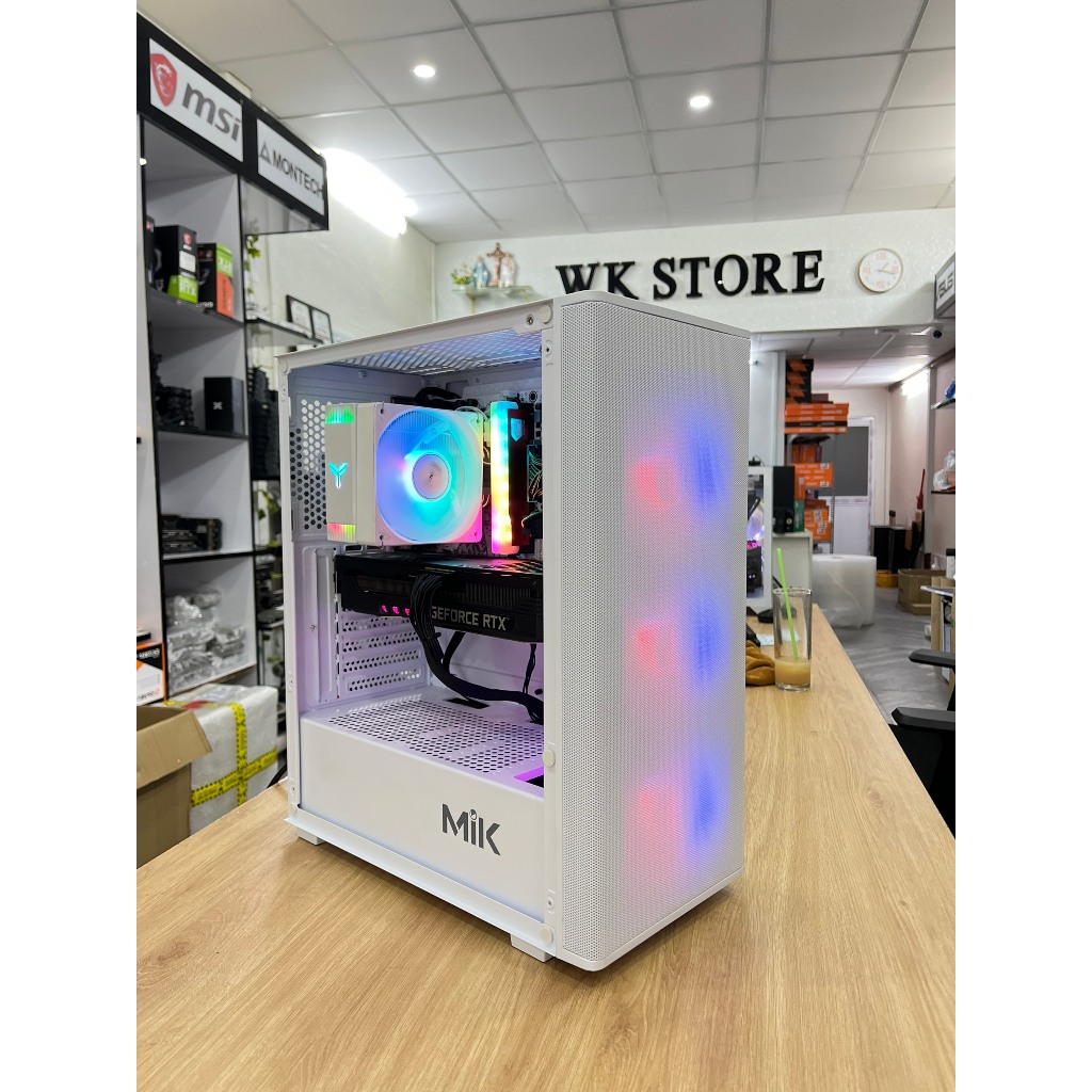 Thùng PC Gaming Wifi 2, Core i5 12400F, Ram 16GB RGB, SSD 512GB, VGA RTX 2060/3060/3070